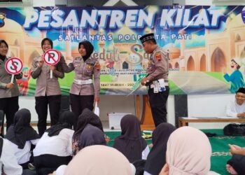 Serunya Pesantren Kilat Polresta Pati: Dari Belajar Wudu hingga Ngaji Lalu Lintas