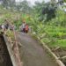 Jembatan di Klumpit Putus Diterjang Banjir, Polresta Pati Bantu Bangun Ulang