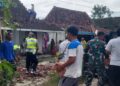 Angin Puting Beliung Terjang Kebowan Pati, Puluhan Rumah Rusak