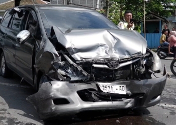 Mobil Pemudik Picu Kecelakaan Beruntun di Jalur Pantura Kudus