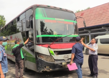 Jelang Arus Mudik, Dishub Rembang Ramp Check Angkutan Umum