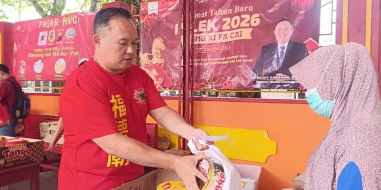 Kelenteng Hok Tik Bio Pati Gelar Pasar Murah, Bantu Warga Siapkan Lebaran