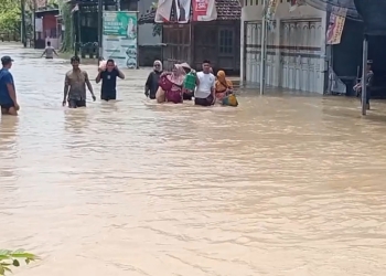 Sungai Tuntang Meluap, Jalur Karangtengah-Demak Lumpuh Total Terendam Banjir