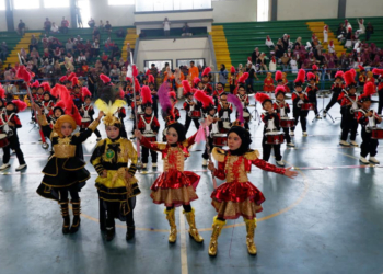 Bukan Cari Juara, Festival Drumband YPMNU Pati Fokus Asah Mental Berani Anak