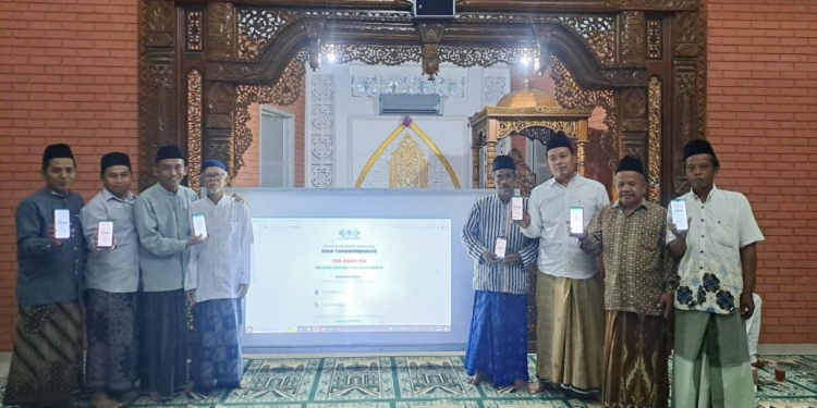 Lewat Koin NU, Warga Tanggungharjo Grobogan Kini Bisa Sedekah Lewat HP