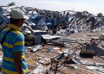 Diterjang Angin Kencang, 4 Kandang Ayam di Gadudero Pati Roboh, Kerugian Ditaksir Rp5 M