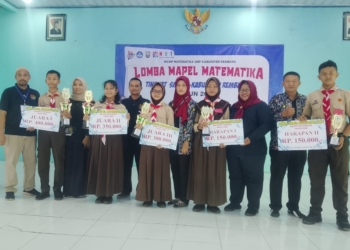 Kompetisi Matematika Awali Hardiknas 2026 di Rembang, Diikuti 102 Siswa SMP