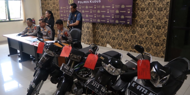 Polres Kudus Ciduk Pelaku Curanmor Berjuluk Si ‘Jambul’