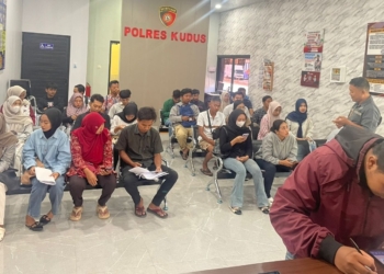 Cepat dan Bisa Drive Thru, Pemohon SKCK di Polres Kudus Membeludak