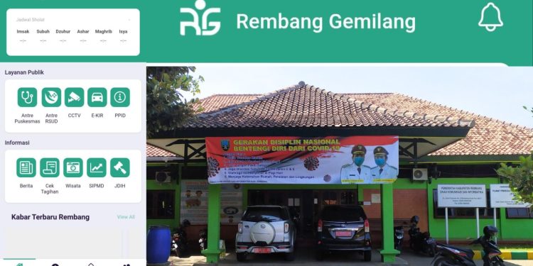Aplikasi Rembang Gemilang Diduga Mangkrak, Dinkominfo Bungkam Soal Anggaran