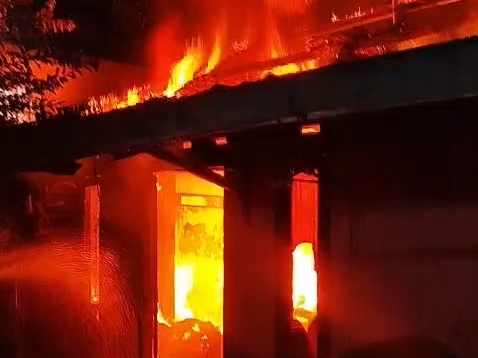 Tragis! Rumah di Getaspejaten Kudus Terbakar, 2 Lansia Meninggal