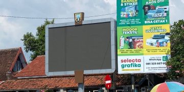 Habiskan Rp910 Juta, Baru 5 Bulan Videotron Alun-Alun Rembang Rusak Lagi