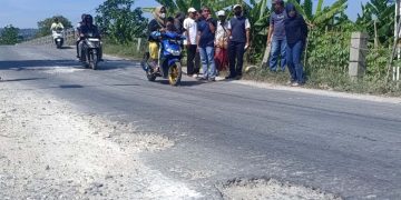 Jalan Pati-Kudus di Prawoto Rusak Parah, Warga: Seminggu Sekali Pasti Ada Kecelakaan