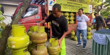Gas Melon Rp18 Ribu Paling Diburu Warga Saat Gerakan Pangan Murah di Kudus