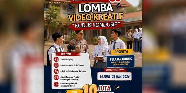 Polres Kudus dan IJTI Muria Raya Gelar Lomba Video, Total Hadiah Rp10 Juta