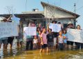 Warga Tunggulsari Pati Gelar Aksi Minta Presiden Prabowo Tangani Banjir Rob