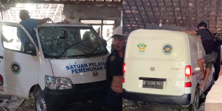 Mobil MBG Tabrak Rumah di Sundoluhur Pati Gara-Gara Pedal Gas Bermasalah