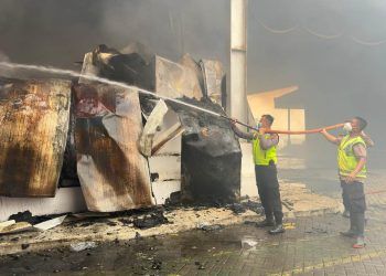 70 Persen Pabrik Dua Putra Pati Terbakar, 6 Jam Api Belum Padam