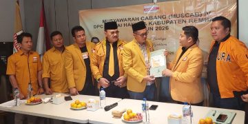 Terpilih Aklamasi, Nur Hasan Kembali Nakhodai DPC Hanura Rembang