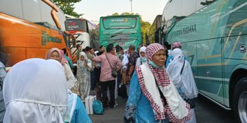 Seribuan Jemaah Haji Asal Pati Tiba di Kampung Halaman