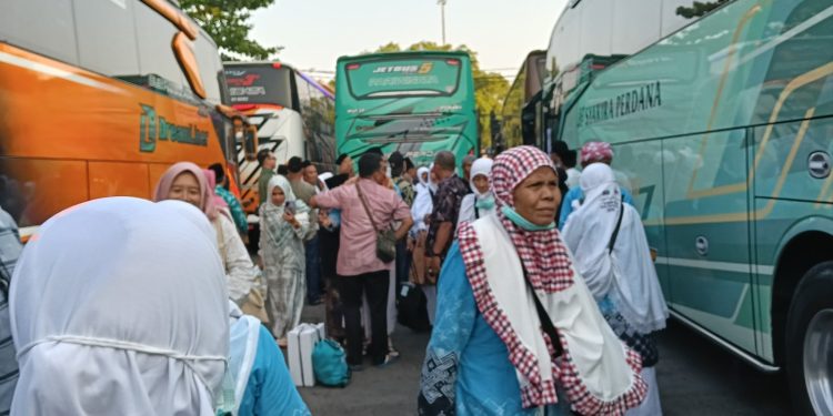Seribuan Jemaah Haji Asal Pati Tiba di Kampung Halaman