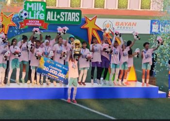 Lewat Drama Penalti, Kudus Pertahankan Juara MilkLife Soccer Challenge All-Stars