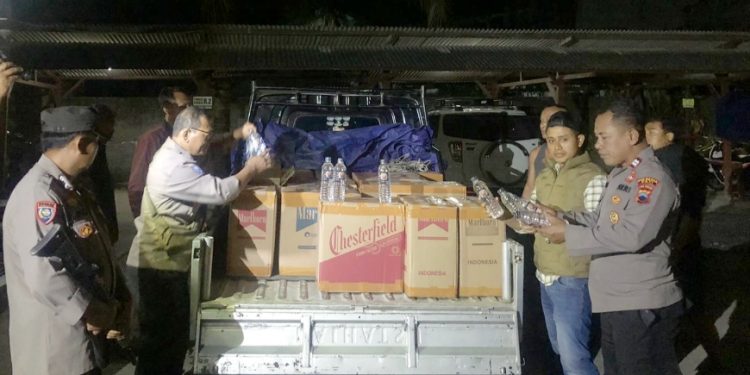 Polresta Pati Gagalkan Penyelundupan Miras asal Bali, Modus Muatan Beras