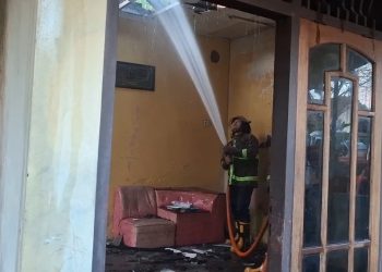 Rumah Bekas Konveksi di Karangmalang Kudus Terbakar, Rugi Rp100 Juta