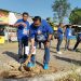 Bantu PKL Bangkit dari Sepi, Demokrat Pati Bersihkan Alun-Alun Kembangjoyo