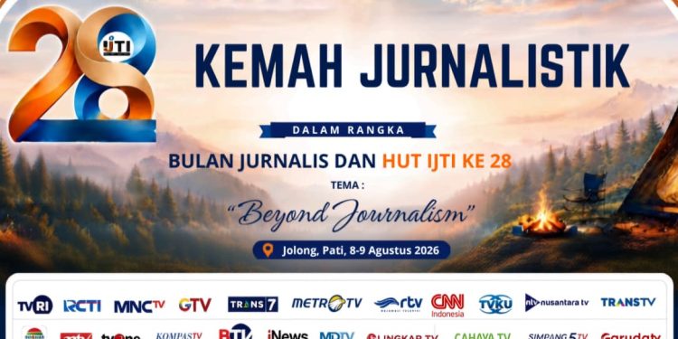Peringati HUT ke-28, IJTI Muria Raya Gelar Kemah Jurnalistik di Agro Jollong Pati