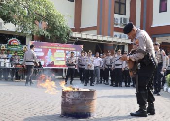 Antisipasi Karhutla, Polres Kudus Siagakan Personel hingga Water Cannon