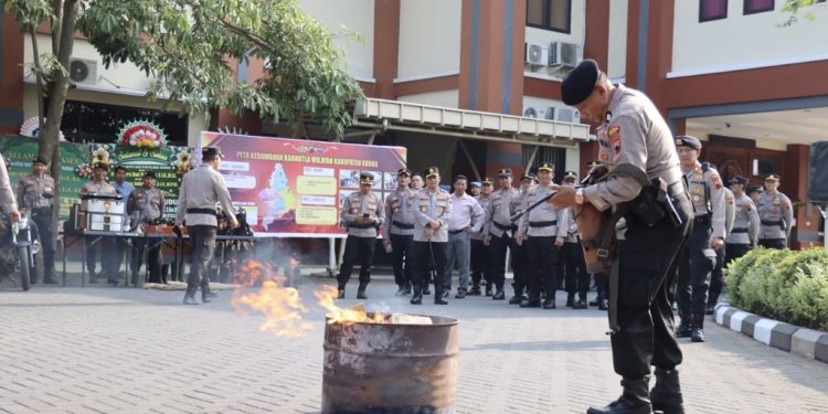 Antisipasi Karhutla, Polres Kudus Siagakan Personel hingga Water Cannon