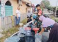 Beli Air Rp20 Ribu Sehari, Warga Gebang Pati Semringah dapat Bantuan dari TNI