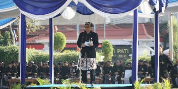 ​Hari Jadi Pati, Plt Bupati Pamer Kemiskinan Turun dan Perbaikan Jalan