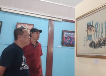 Rayakan Kemerdekaan, Seniman Tayu Pamerkan Lukisan hingga Bonsai