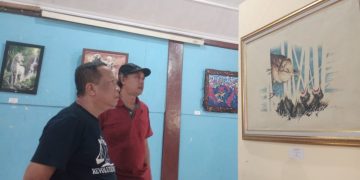 Rayakan Kemerdekaan, Seniman Tayu Pamerkan Lukisan hingga Bonsai