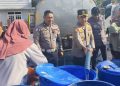 Tangani Kekeringan, Polres Rembang dan IJTI Salurkan 50 Ribu Liter Air di Pamotan