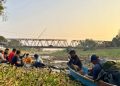 Fenomena Unik! Sungai Mengering di Pati Jadi Tempat Syahdu Menikmati Senja