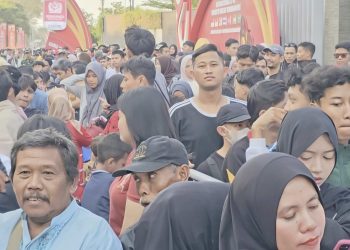 ​Final Indonesia vs Tailan, Ribuan Suporter Padati Supersoccer Arena Kudus