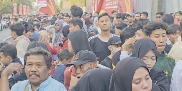 ​Final Indonesia vs Tailan, Ribuan Suporter Padati Supersoccer Arena Kudus