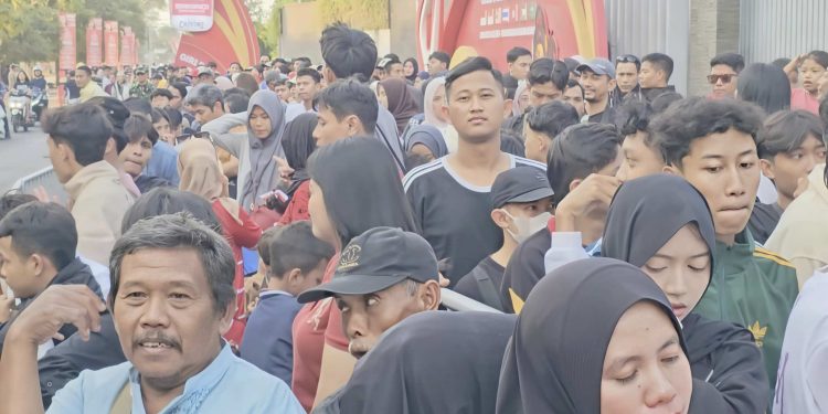 ​Final Indonesia vs Tailan, Ribuan Suporter Padati Supersoccer Arena Kudus