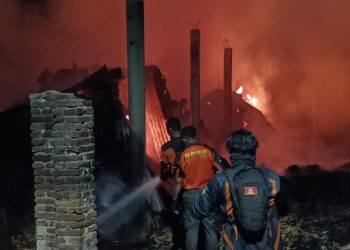 Kebakaran Hebat di Dawe Kudus, 2 Gudang Gula dan Rumah Ludes