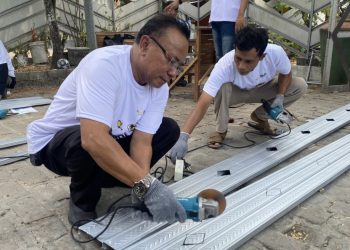 Tak Hanya Teori, Pelatihan di Pati Ini Ajari Tukang Praktik Bikin Kanopi Berstandar