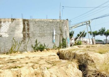 7 Ruko Rusak dan Talud Sungai Longsor Akibat Tanah Ambles di Purworejo Pati