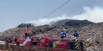 TPS Plosojenar di Jakenan Pati Terbakar, Pemadaman Terkendala Angin Kencang